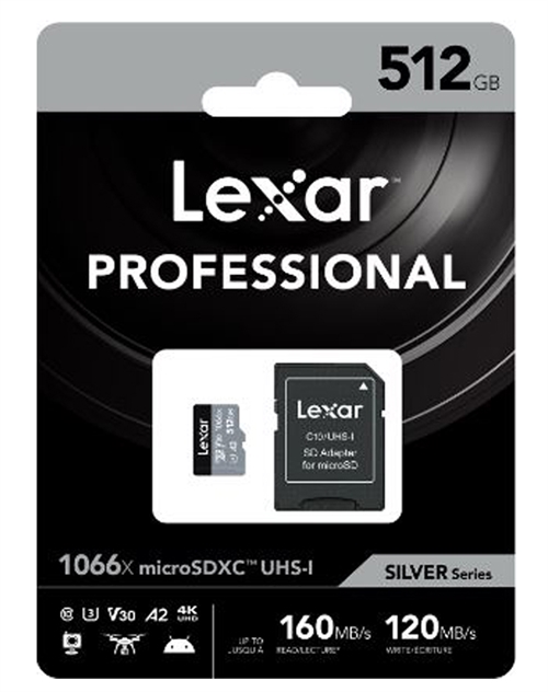 Lexar Prof 512GB 1066X MicroSDXC
